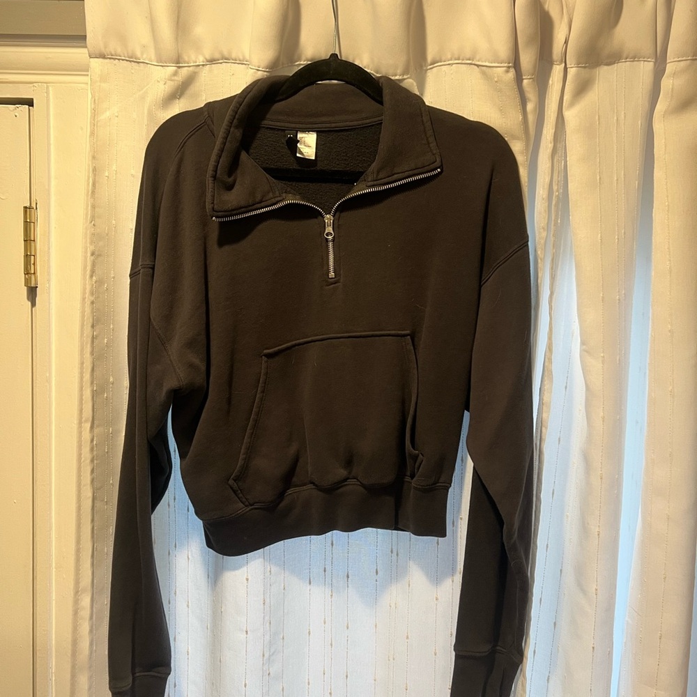 Purple Quarter-Zip Pullover